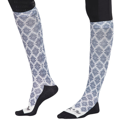 Equine Couture Ladies Tara Technical Padded Knee Hi Boot Socks_1