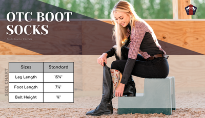 Equine Couture Printed Over-the-Calf Boot Socks