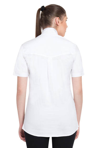 TuffRider Ladies Starter Short Sleeve Show Shirt_4