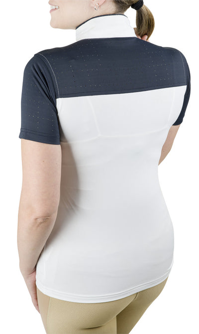 Equine Couture Ladies Magda Equicool Short Sleeve Show Shirt_3