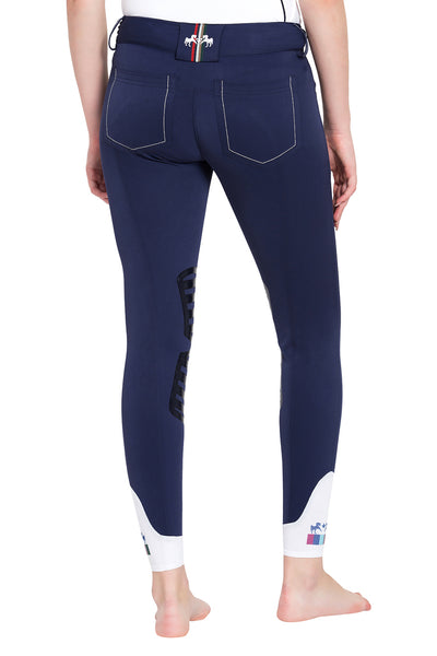 Equine Couture Ladies Darsy Silicone Knee Patch Breeches_6