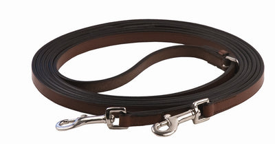 Henri de Rivel Advantage Breastplate Draw Reins - Full Leather with Breastplate Snap_5112