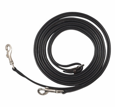 Henri de Rivel Advantage Breastplate Draw Reins - Full Leather with Breastplate Snap_5113
