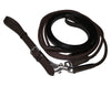 Henri de Rivel Advantage Draw Reins - Rounded Nylon / Leather Snap_5119