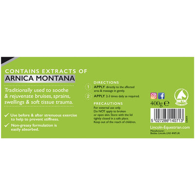 Lincoln Arnica Cream - 400g