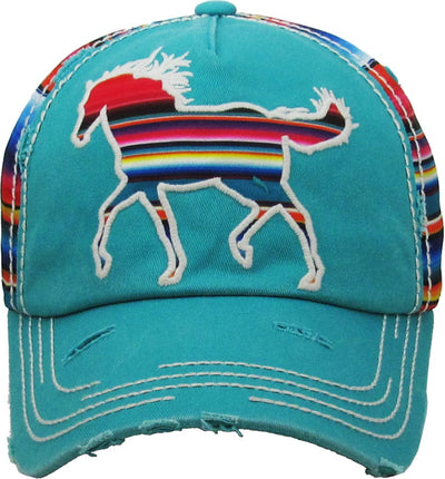 AWST Int'l Serape Horse Washed Vintage Cap