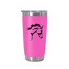 AWST Int'l 20 oz Stainless Steel Wine Tumbler w/ Slide Top Lila Horse Head