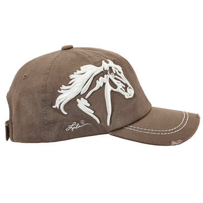 AWST Int'l Lila 3D Horse Head Cap