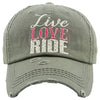 AWST Int'l "Live, Love, Ride" Cap