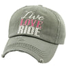 AWST Int'l "Live, Love, Ride" Cap