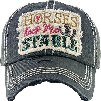 AWST Int'l Horses Keep Me Stable Cap