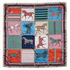 AWST Int'l Horse in Blankets Silky Scarf