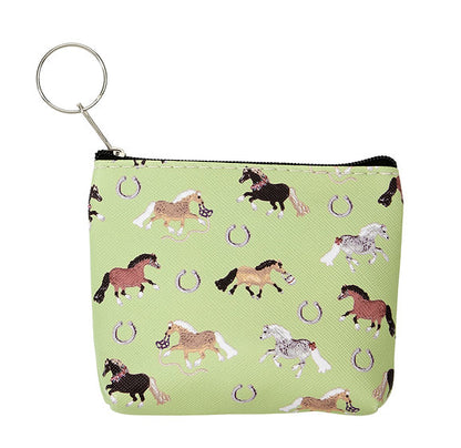 AWST Int'l "Lila" Pony Puff Coin Purses- Set of 12- Assorted