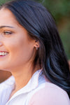 AWST Int'l Sterling Silver Snaffle Bit Hoop Earrings