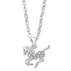 AWST Int'l Aqua Precious Pony Necklace w/Aqua Horse Head Gift Box