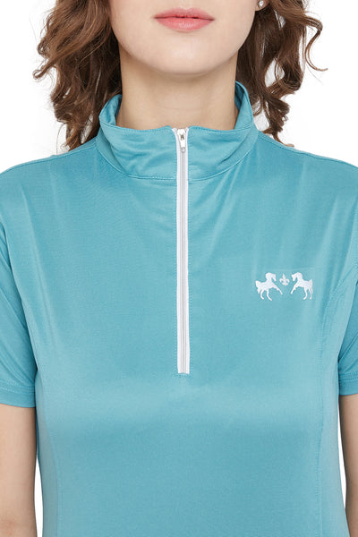 Equine Couture Surya Equicool Short Sleeve Sun Sport Shirt_5