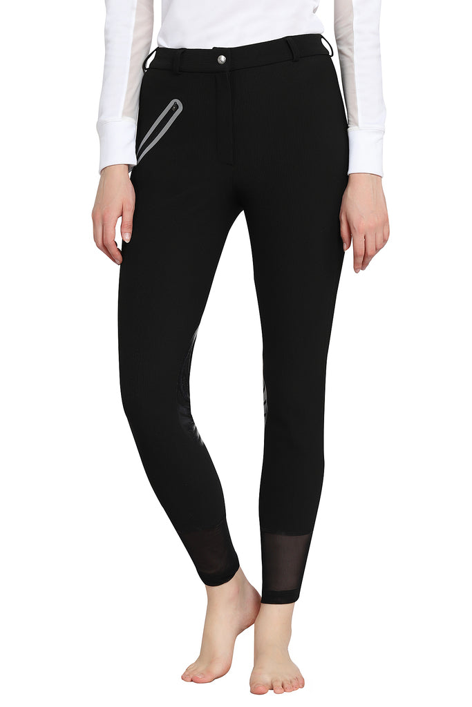 Tuffrider Tiffany Ribbed Breech With Silicone Knee Patch_3