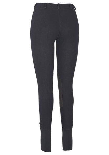 TuffRider Ladies Cotton Lowrise Pull-On Knee Patch Breeches_5