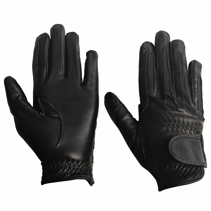 TuffRider Children's Stretch Leather Riding Gloves_3282