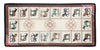 AWST Int'l. 100 % Silk Scarf- Horses in Blankets