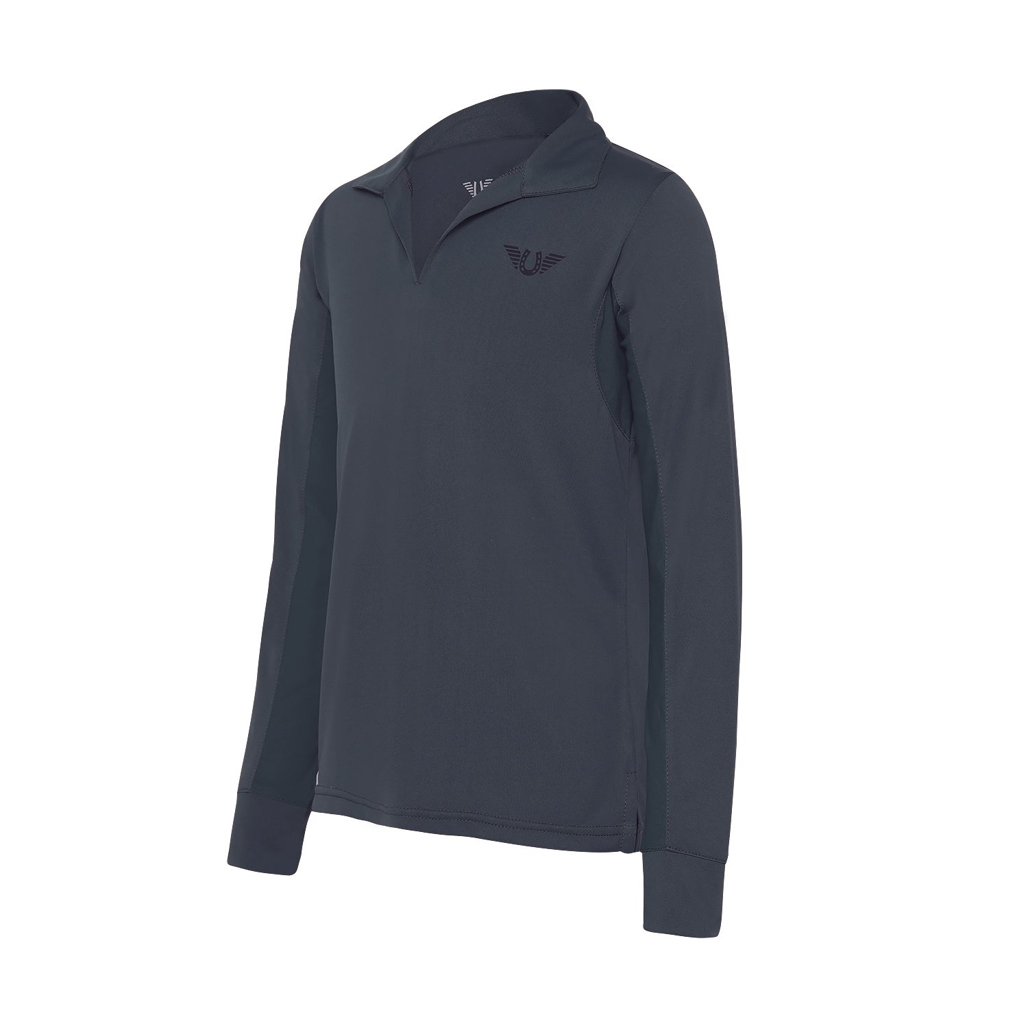 Tuffrider Children'S Taylor Long Sleeve Polo_5834