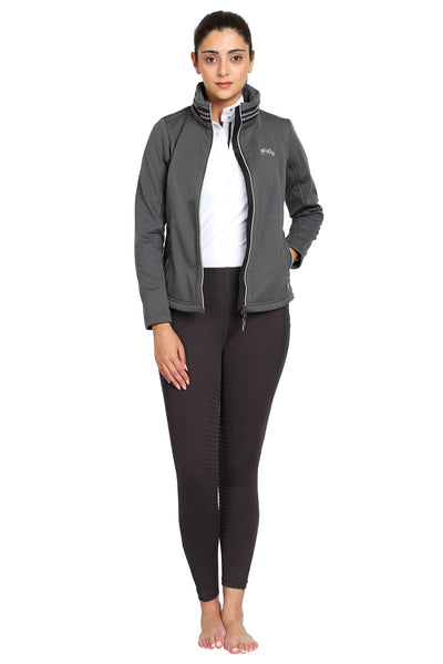 EQUINE COUTURE LADIES BECCA SOFT SHELL JACKET WITH FLEECE_5499