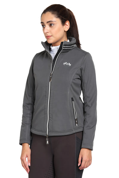 EQUINE COUTURE LADIES BECCA SOFT SHELL JACKET WITH FLEECE_5497