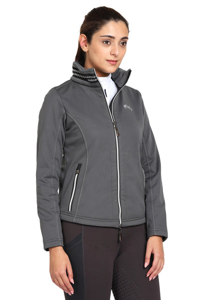 EQUINE COUTURE LADIES BECCA SOFT SHELL JACKET WITH FLEECE_5495