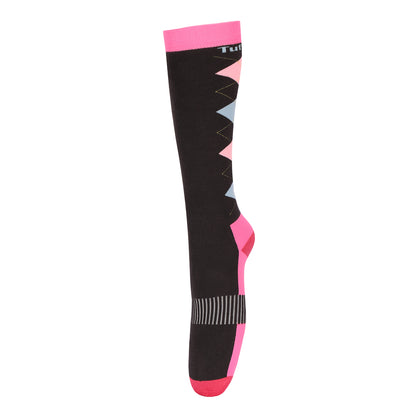TUFFRIDER NEON WINTER ARGYLE SOCKS_5468