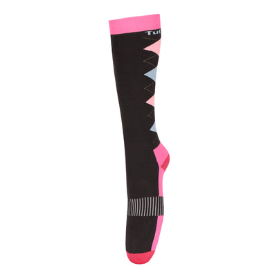 TUFFRIDER NEON WINTER ARGYLE SOCKS_5468