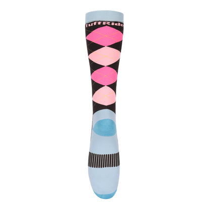 TUFFRIDER NEON WINTER ARGYLE SOCKS_5467