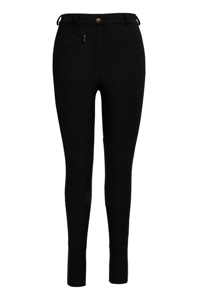 Tuffrider Ladies Long Ribb Knee Patch Breeches_5893