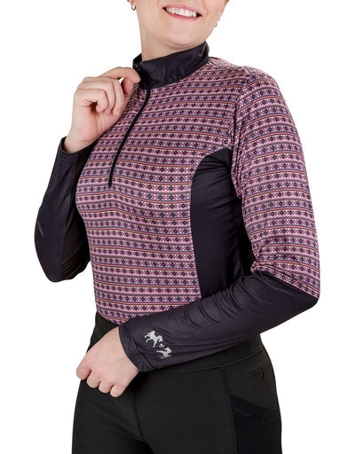 Equine Couture Vivid Aztec Sport Shirt_1