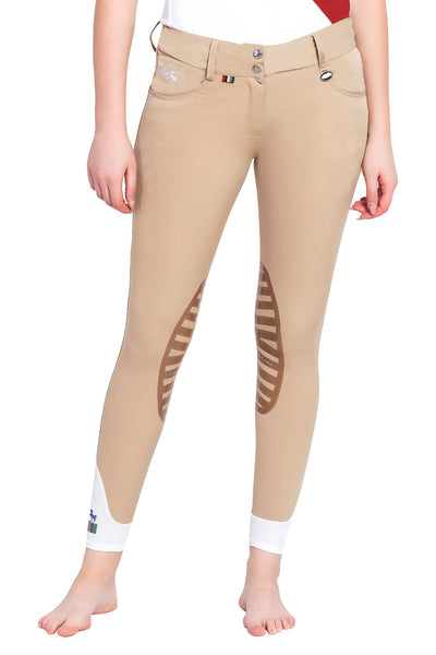 Equine Couture Ladies Darsy Silicone Knee Patch Breeches_8