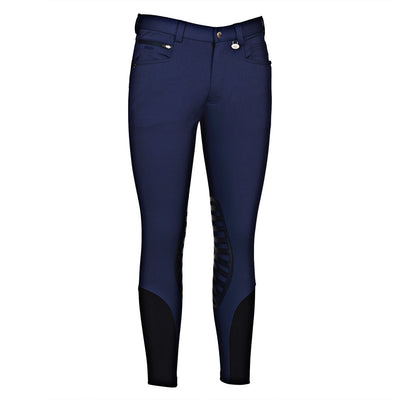George H Morris Men's Rider Silicone Knee Patch Breeches_4