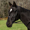 Henri de Rivel Pro Mono Crown Bridle with Padded Wide Noseband  with Laced Reins_1