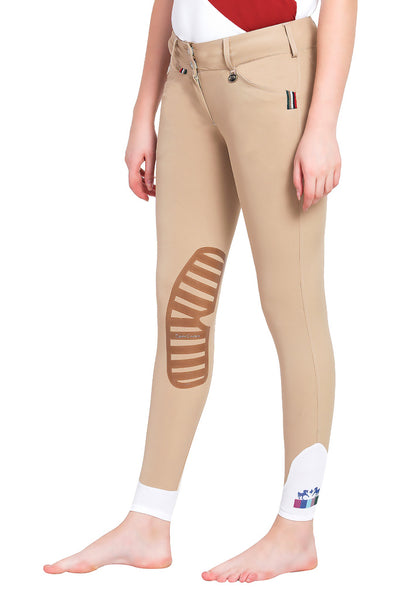 Equine Couture Ladies Brinley Silicone Knee Patch Breeches_8