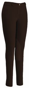 TuffRider Ladies Cotton Lowrise Pull-On Knee Patch Breeches_3