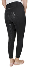Equine Couture Women Nicole Full Silicone Printed Seat Breeches in White